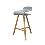 Sgabello da bar senza schienale in acrilico, elegante e resistente, altezza bancone