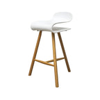 Sgabello da bar senza schienale in acrilico, elegante e resistente, altezza bancone