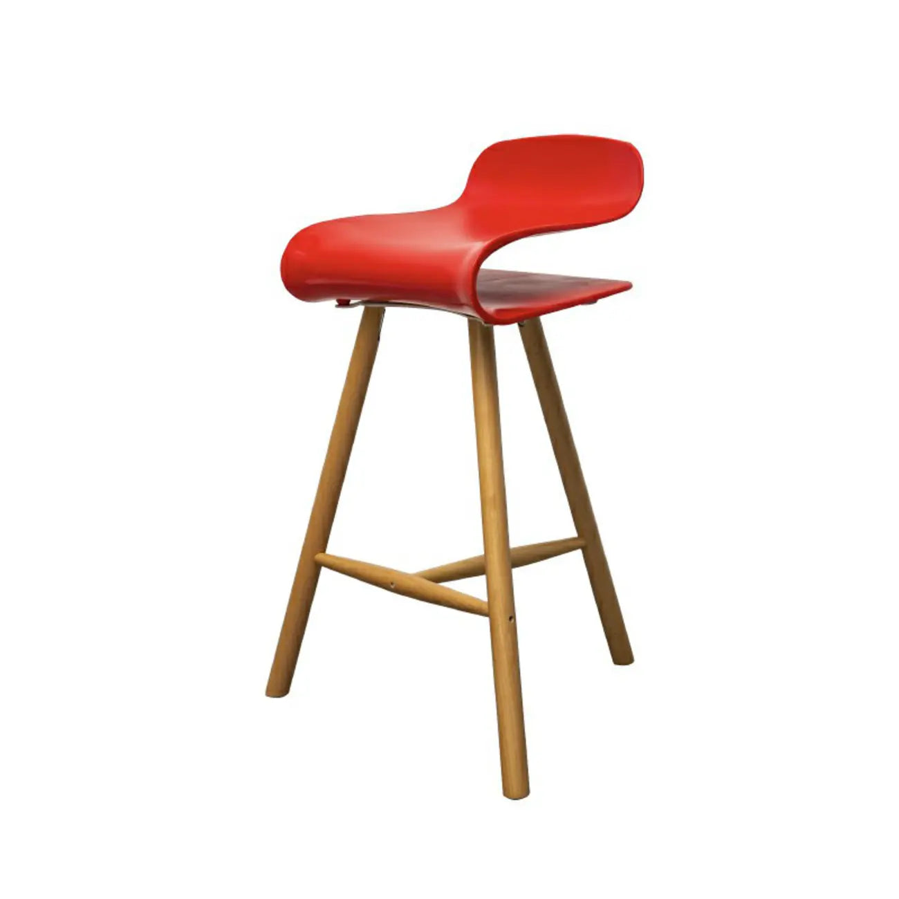 Sgabello da bar senza schienale in acrilico, elegante e resistente, altezza bancone