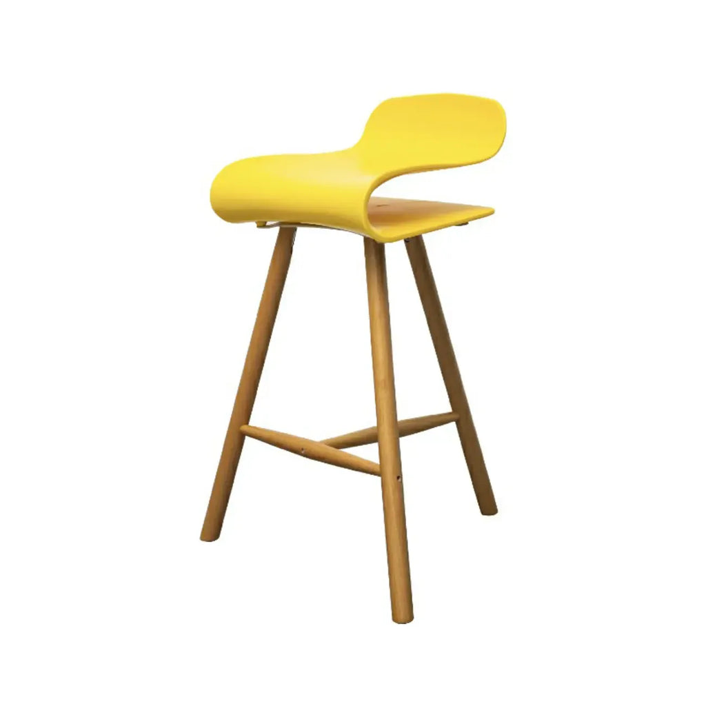 Sgabello da bar senza schienale in acrilico, elegante e resistente, altezza bancone