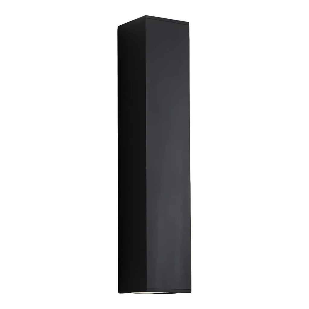Applique murale moderne noire à 2 lumières (éclairage haut et bas) pour intérieur
