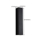 Applique murale moderne noire à 2 lumières (éclairage haut et bas) pour intérieur