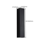 Applique murale moderne noire à 2 lumières (éclairage haut et bas) pour intérieur