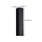 Applique murale moderne noire à 2 lumières (éclairage haut et bas) pour intérieur