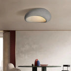 Plafonnier LED encastré en plastique de style nordique en forme de pierre