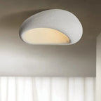 Plafonnier LED encastré en plastique de style nordique en forme de pierre