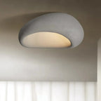 Plafonnier LED encastré en plastique de style nordique en forme de pierre