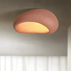 Plafonnier LED encastré en plastique de style nordique en forme de pierre