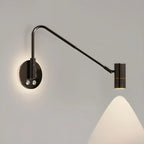 Lampe murale tactile à bras articulé et à intensité variable pour la lecture au chevet