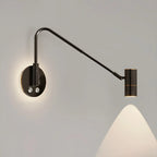 Lampe murale tactile à bras articulé et à intensité variable pour la lecture au chevet