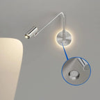 Lampe murale tactile à bras articulé et à intensité variable pour la lecture au chevet