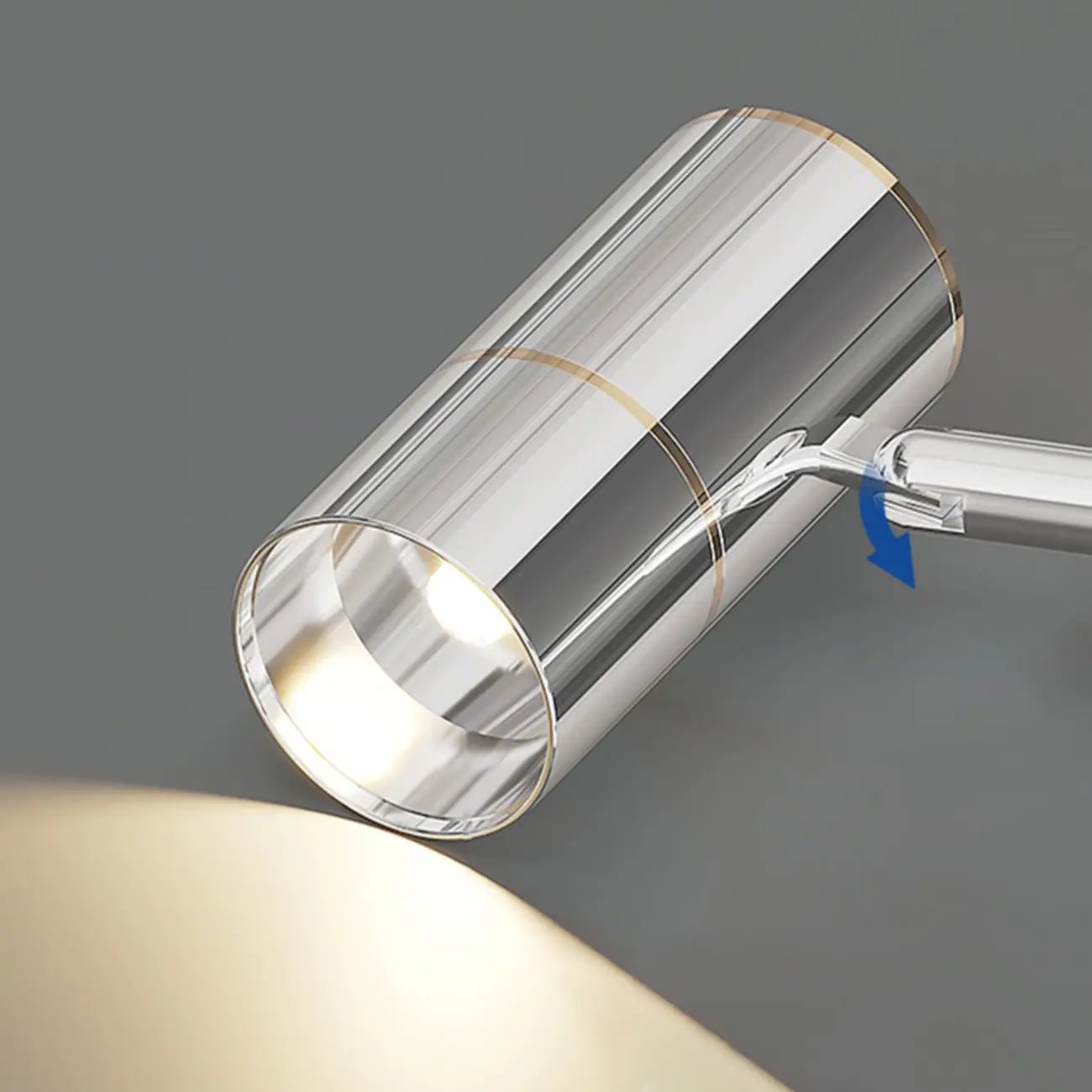 Lampe murale tactile à bras articulé et à intensité variable pour la lecture au chevet