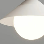 Plafonnier semi-encastré moderne en verre pour la décoration intérieure
