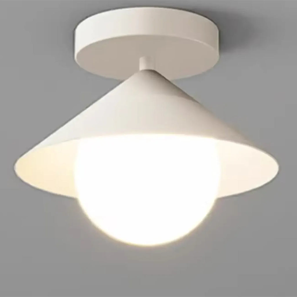 Plafonnier semi-encastré moderne en verre pour la décoration intérieure