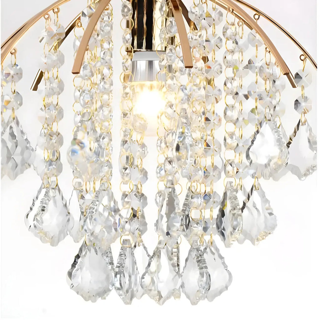 Plafonnier LED élégant semi-encastré pour salon