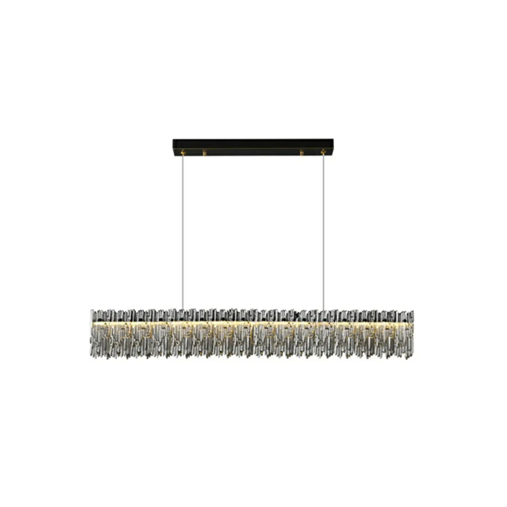 Suspension LED moderne en verre à 3 niveaux de gradation pour îlot de cuisine