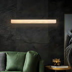 Applique murale moderne géométrique en marbre avec 3 LED à intensité variable pour salon