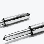 Tabourets de bar modernes pivotants en métal gris, hauteur réglable