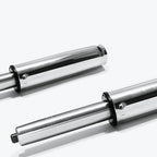 Tabourets de bar modernes pivotants en métal gris, hauteur réglable
