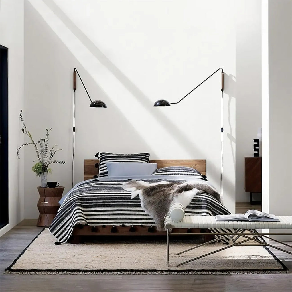 10 Applique da parete moderne con braccio orientabile per camera da letto