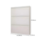 Armoire à chaussures murale en métal gris pour entrée