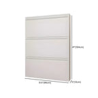 Armoire à chaussures murale en métal gris pour entrée