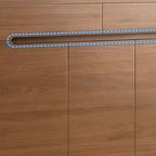 Armoire à chaussures en bois réglable avec portes pour entrée