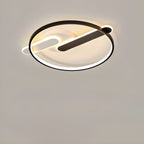 Plafoniera rotonda a 3 luci con telecomando