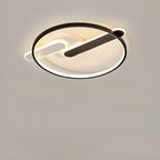 Plafoniera rotonda a 3 luci con telecomando