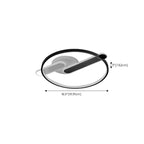 Plafoniera rotonda a 3 luci con telecomando