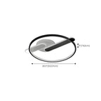 Plafoniera rotonda a 3 luci con telecomando