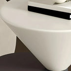Table d'appoint ronde minimaliste en chêne pour salon