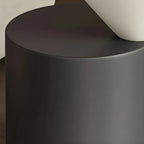 Table d'appoint ronde minimaliste en chêne pour salon