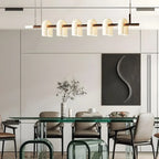 Lampada a sospensione a isola moderna geometrica a LED a 6 luci per cucina