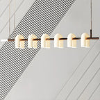 Lampada a sospensione a isola moderna geometrica a LED a 6 luci per cucina