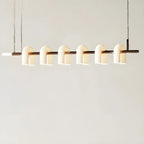 Lampada a sospensione a isola moderna geometrica a LED a 6 luci per cucina