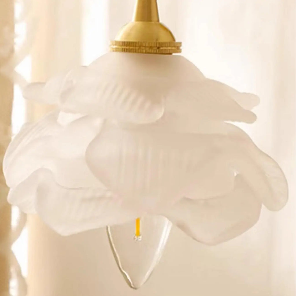 Applique murale vintage artistique en forme d'ange doré avec abat-jour en cristal