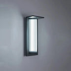 Applique murale extérieure moderne à LED avec abat-jour triangulaire
