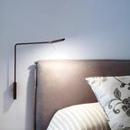 Applique murale à bras articulé, petite, en métal noir, câblée, à une lumière