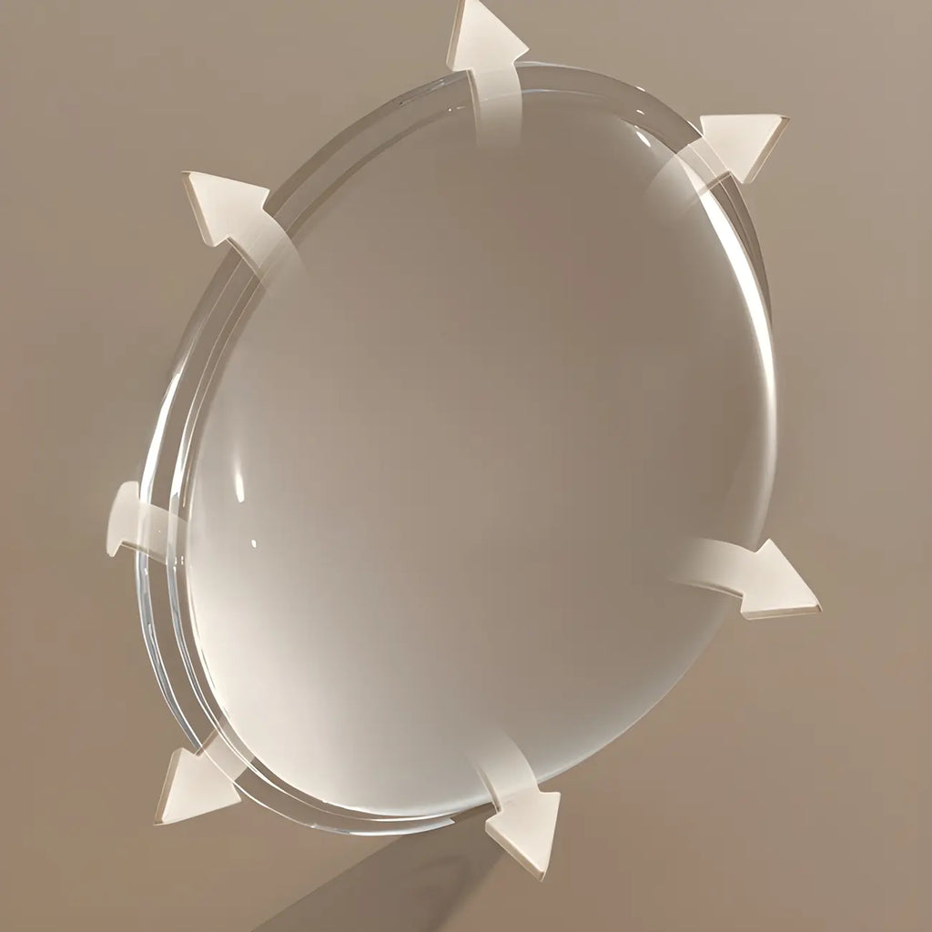 Applique murale LED Cube avec port de chargement, tactile et lumière chaude