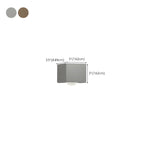 Applique murale LED Cube avec port de chargement, tactile et lumière chaude