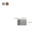 Applique murale LED Cube avec port de chargement, tactile et lumière chaude