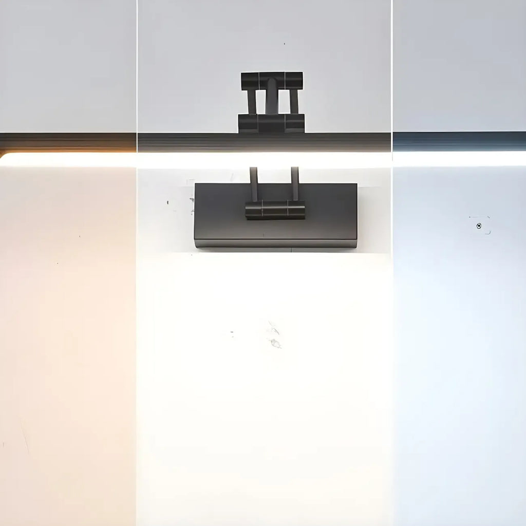 Specchio cosmetico rettangolare LED da bagno orientabile