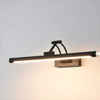Specchio cosmetico rettangolare LED da bagno orientabile