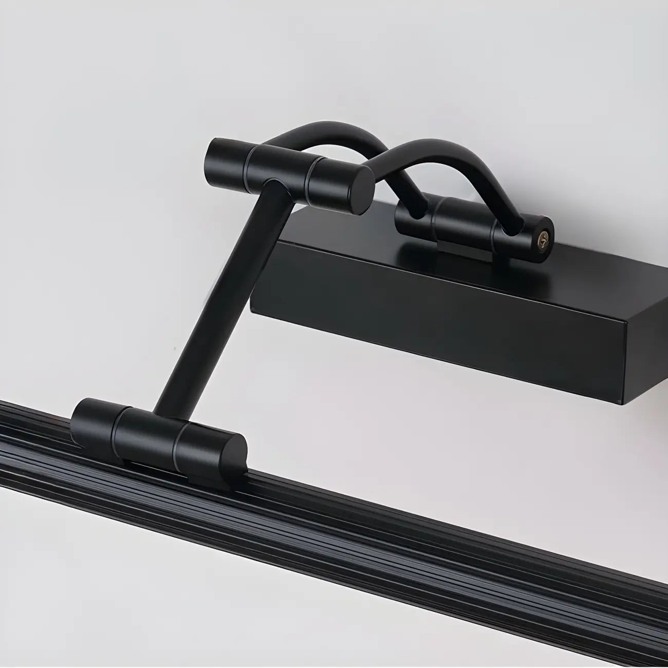 Specchio cosmetico rettangolare LED da bagno orientabile
