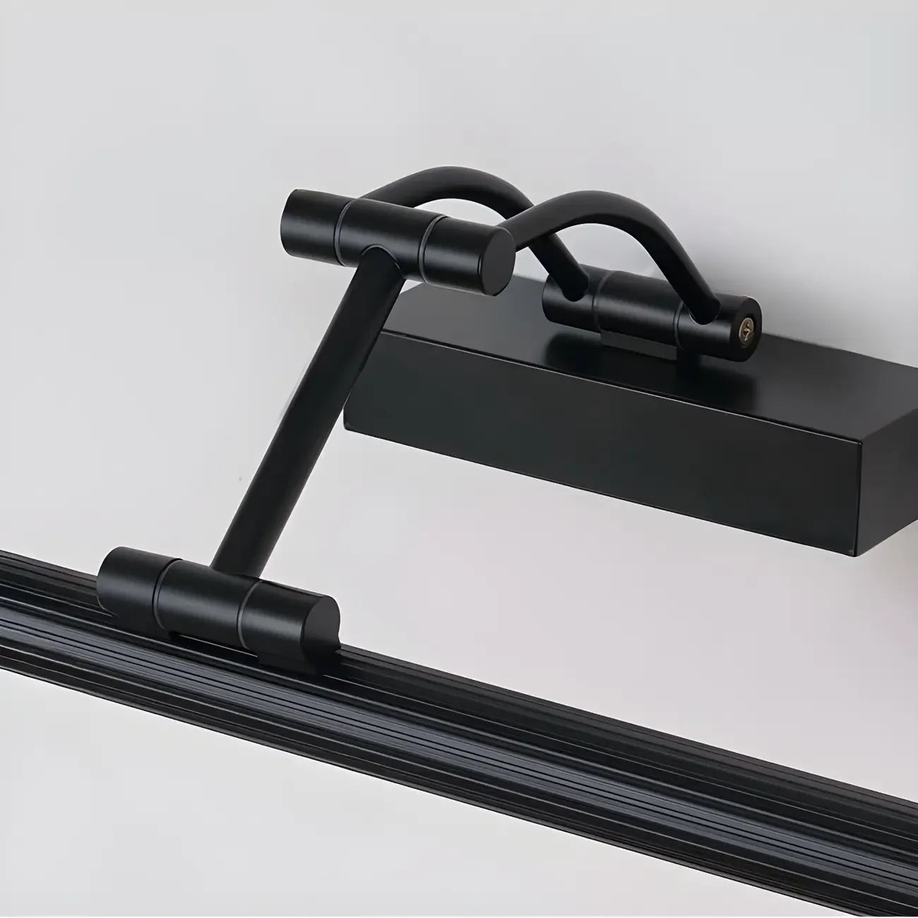 Specchio cosmetico rettangolare LED da bagno orientabile