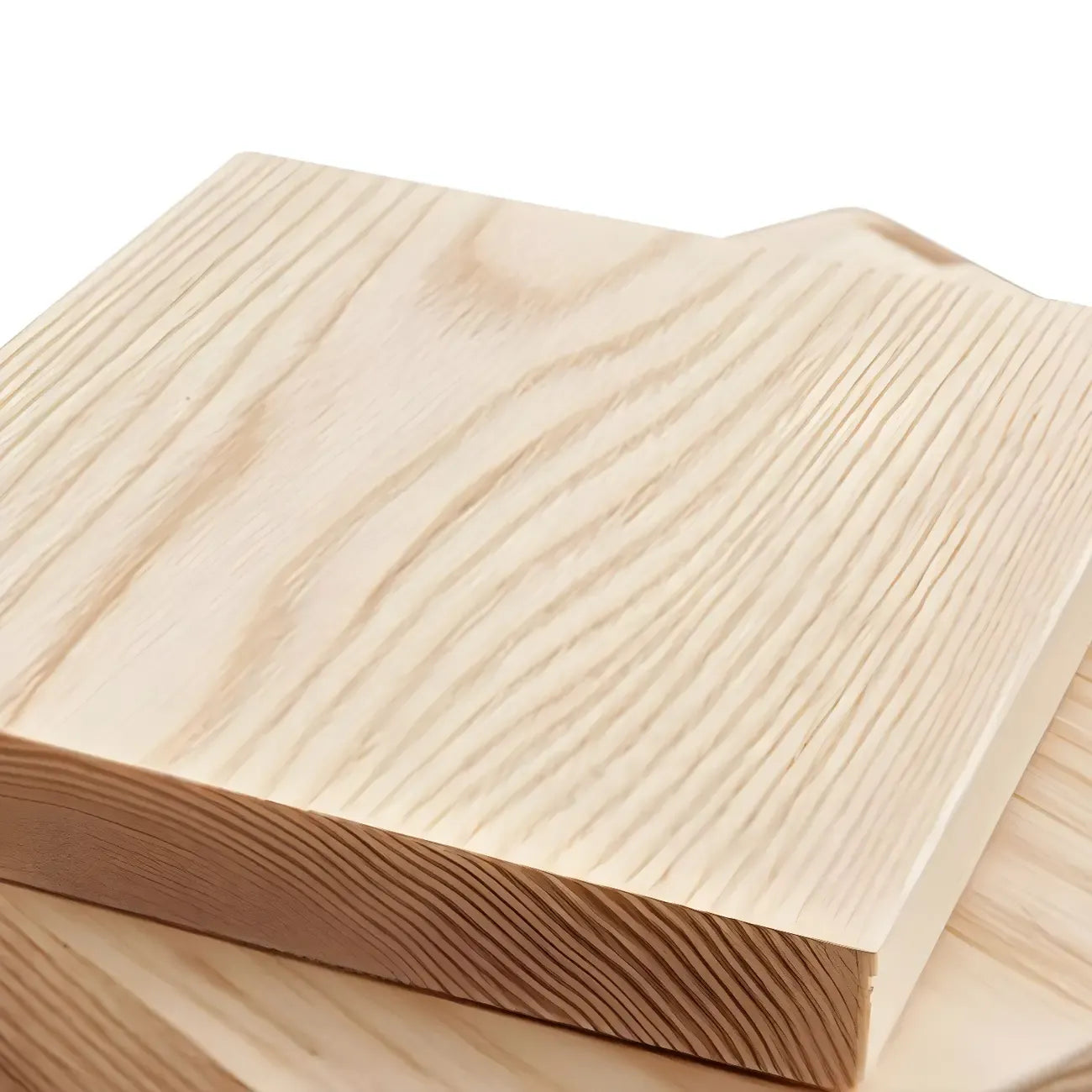 Bibliothèque verticale contemporaine en bois naturel à 5 ​​niveaux
