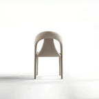Ensemble de 2 chaises de salle à manger modernes sans accoudoirs, dossier incurvé en similicuir