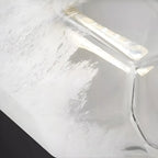 Suspension moderne dorée en verre irrégulier pour îlot de cuisine