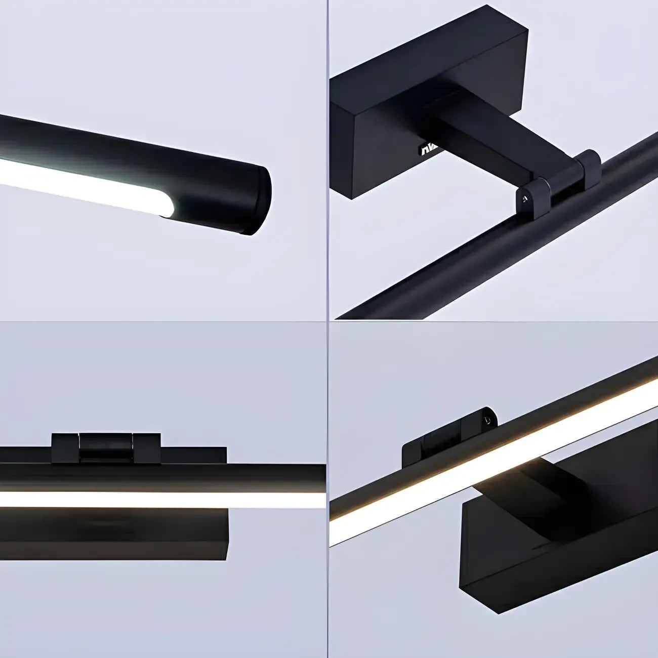 Applique murale géométrique linéaire moderne avec LED intégrée